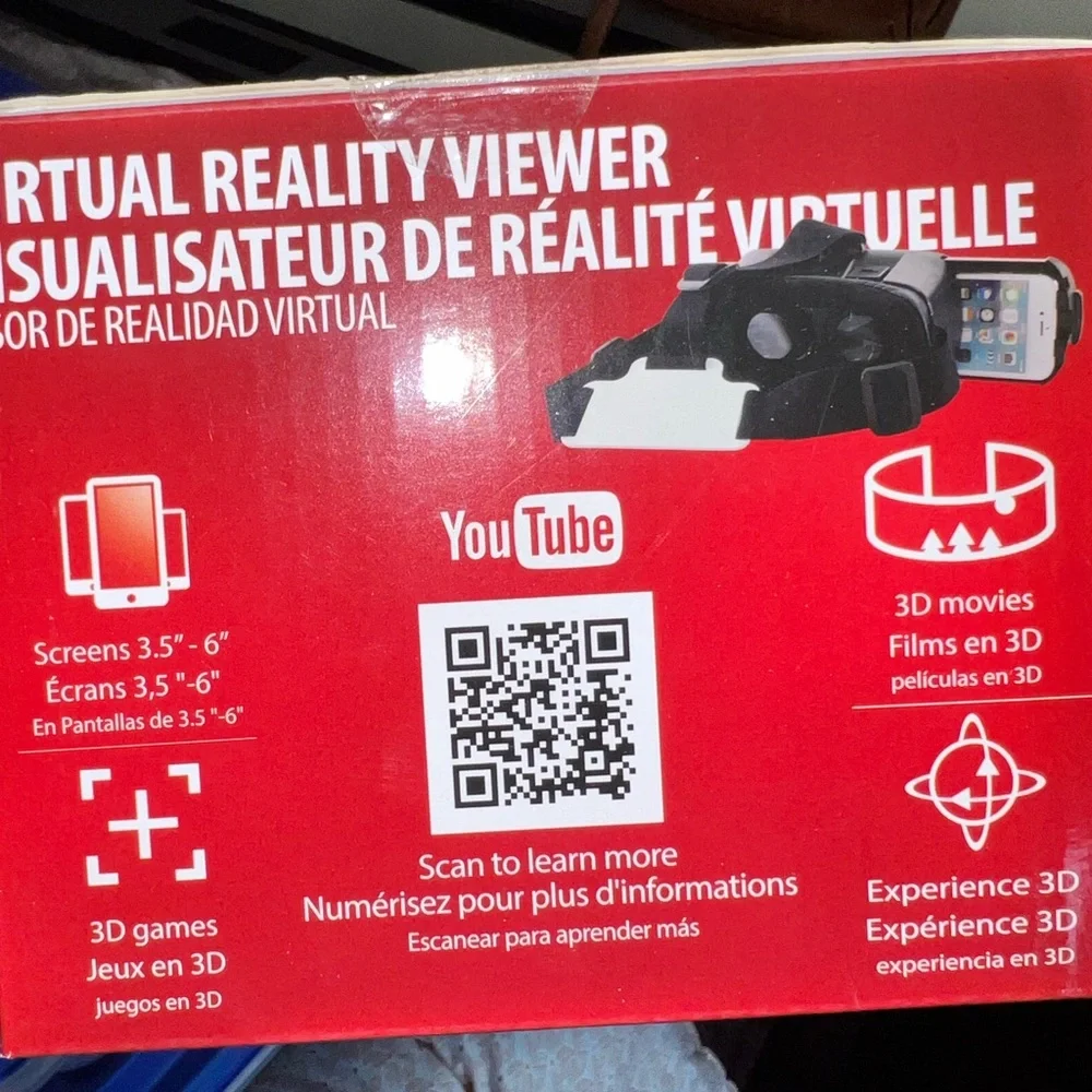 VR Vue II White Mobile Virtual Reality Viewer